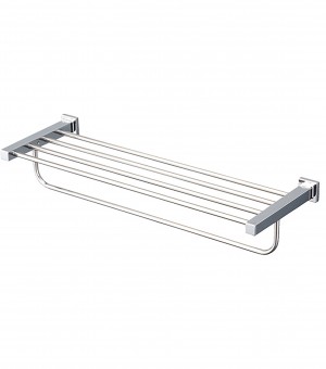 حامل مناشف مربع كروم 560×200×90 مم - صناعة صيني # TOTO - YTS408BC